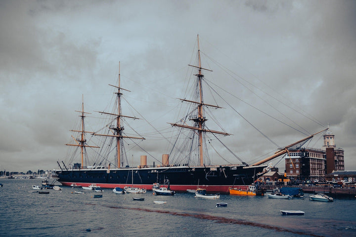 HMS Warrior 1860 | Photo Print | Framed Print | Poster | Steam-powered Armoured Frigate | Royal Navy - Hampshire Prints